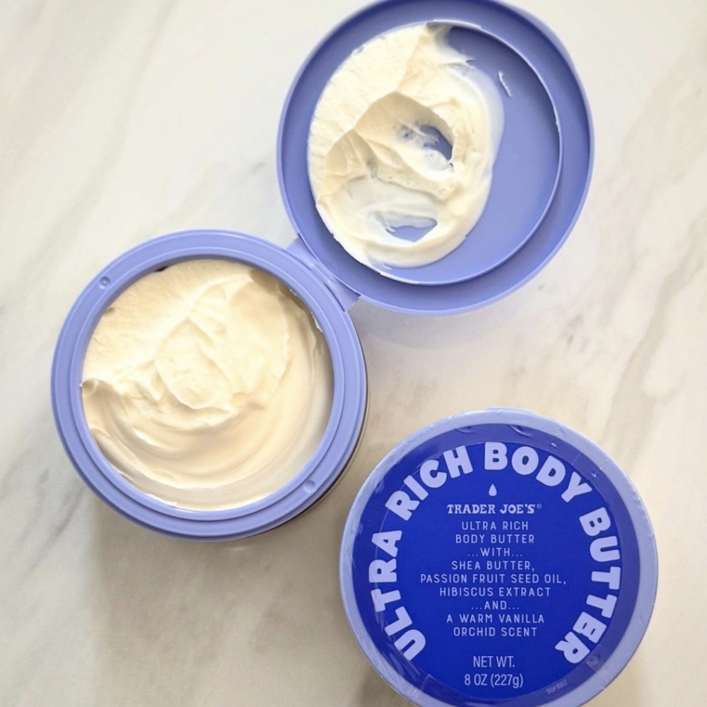 Trader Joe’s Ultra Rich Body Butter no59 Delícia Drench's Vanilla orchid Scent